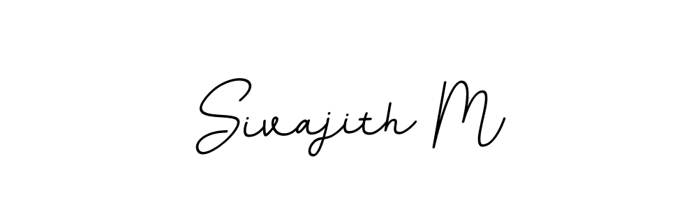 How to make Sivajith M signature? BallpointsItalic-DORy9 is a professional autograph style. Create handwritten signature for Sivajith M name. Sivajith M signature style 11 images and pictures png