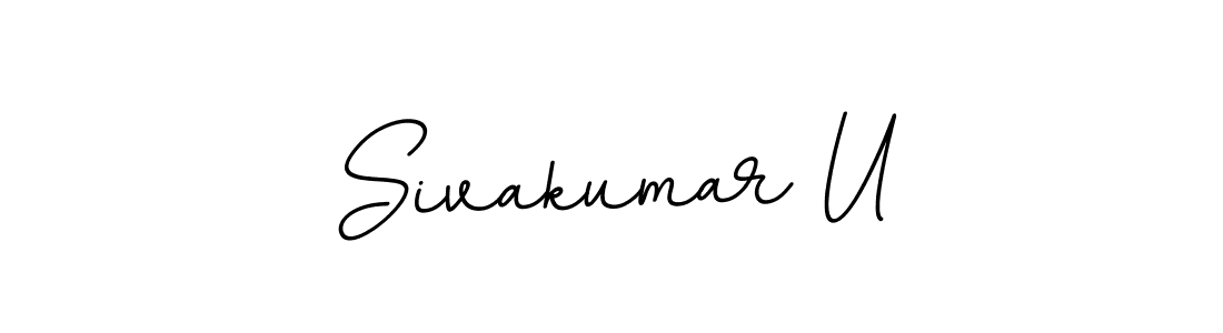 The best way (BallpointsItalic-DORy9) to make a short signature is to pick only two or three words in your name. The name Sivakumar U include a total of six letters. For converting this name. Sivakumar U signature style 11 images and pictures png