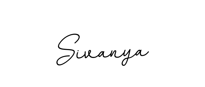 Use a signature maker to create a handwritten signature online. With this signature software, you can design (BallpointsItalic-DORy9) your own signature for name Sivanya. Sivanya signature style 11 images and pictures png