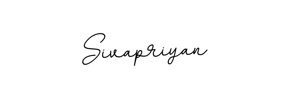 How to make Sivapriyan name signature. Use BallpointsItalic-DORy9 style for creating short signs online. This is the latest handwritten sign. Sivapriyan signature style 11 images and pictures png