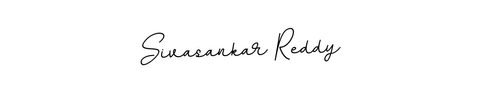 Use a signature maker to create a handwritten signature online. With this signature software, you can design (BallpointsItalic-DORy9) your own signature for name Sivasankar Reddy. Sivasankar Reddy signature style 11 images and pictures png