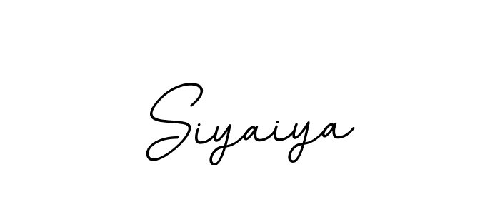 Make a beautiful signature design for name Siyaiya. With this signature (BallpointsItalic-DORy9) style, you can create a handwritten signature for free. Siyaiya signature style 11 images and pictures png