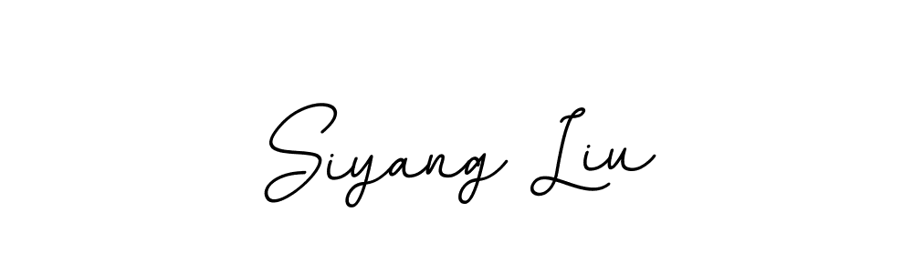 Siyang Liu stylish signature style. Best Handwritten Sign (BallpointsItalic-DORy9) for my name. Handwritten Signature Collection Ideas for my name Siyang Liu. Siyang Liu signature style 11 images and pictures png