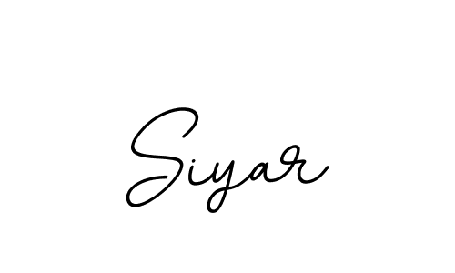 Design your own signature with our free online signature maker. With this signature software, you can create a handwritten (BallpointsItalic-DORy9) signature for name Siyar. Siyar signature style 11 images and pictures png