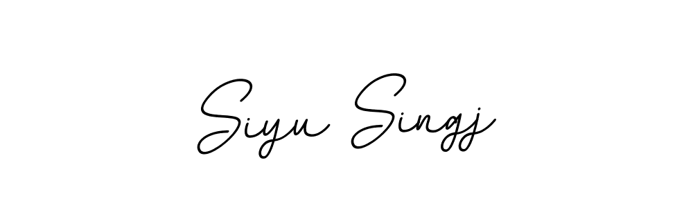 Create a beautiful signature design for name Siyu Singj. With this signature (BallpointsItalic-DORy9) fonts, you can make a handwritten signature for free. Siyu Singj signature style 11 images and pictures png