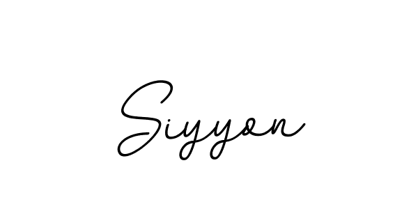 It looks lik you need a new signature style for name Siyyon. Design unique handwritten (BallpointsItalic-DORy9) signature with our free signature maker in just a few clicks. Siyyon signature style 11 images and pictures png