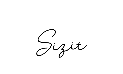 How to make Sizit name signature. Use BallpointsItalic-DORy9 style for creating short signs online. This is the latest handwritten sign. Sizit signature style 11 images and pictures png