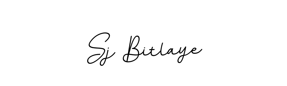 Make a beautiful signature design for name Sj Bitlaye. With this signature (BallpointsItalic-DORy9) style, you can create a handwritten signature for free. Sj Bitlaye signature style 11 images and pictures png
