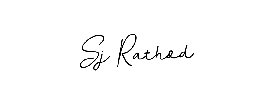 It looks lik you need a new signature style for name Sj Rathod. Design unique handwritten (BallpointsItalic-DORy9) signature with our free signature maker in just a few clicks. Sj Rathod signature style 11 images and pictures png