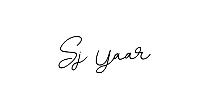 It looks lik you need a new signature style for name Sj Yaar. Design unique handwritten (BallpointsItalic-DORy9) signature with our free signature maker in just a few clicks. Sj Yaar signature style 11 images and pictures png