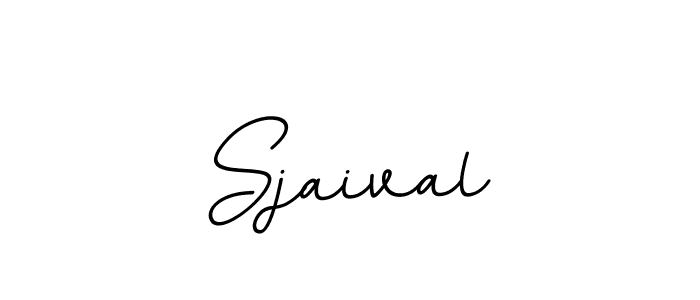 Create a beautiful signature design for name Sjaival. With this signature (BallpointsItalic-DORy9) fonts, you can make a handwritten signature for free. Sjaival signature style 11 images and pictures png