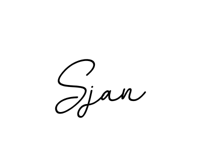 Sjan stylish signature style. Best Handwritten Sign (BallpointsItalic-DORy9) for my name. Handwritten Signature Collection Ideas for my name Sjan. Sjan signature style 11 images and pictures png