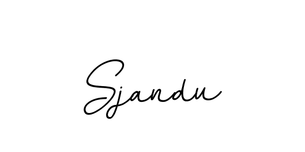 Create a beautiful signature design for name Sjandu. With this signature (BallpointsItalic-DORy9) fonts, you can make a handwritten signature for free. Sjandu signature style 11 images and pictures png