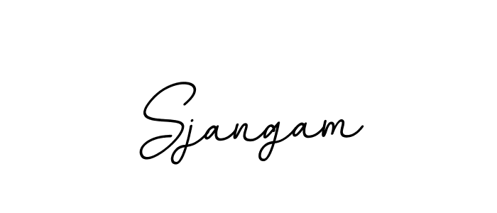 if you are searching for the best signature style for your name Sjangam. so please give up your signature search. here we have designed multiple signature styles  using BallpointsItalic-DORy9. Sjangam signature style 11 images and pictures png