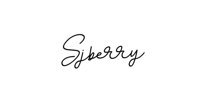 Make a beautiful signature design for name Sjberry. With this signature (BallpointsItalic-DORy9) style, you can create a handwritten signature for free. Sjberry signature style 11 images and pictures png