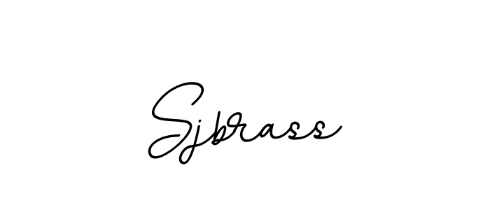 Use a signature maker to create a handwritten signature online. With this signature software, you can design (BallpointsItalic-DORy9) your own signature for name Sjbrass. Sjbrass signature style 11 images and pictures png