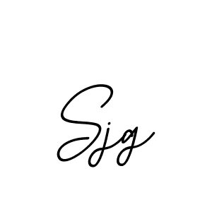 You should practise on your own different ways (BallpointsItalic-DORy9) to write your name (Sjg) in signature. don't let someone else do it for you. Sjg signature style 11 images and pictures png