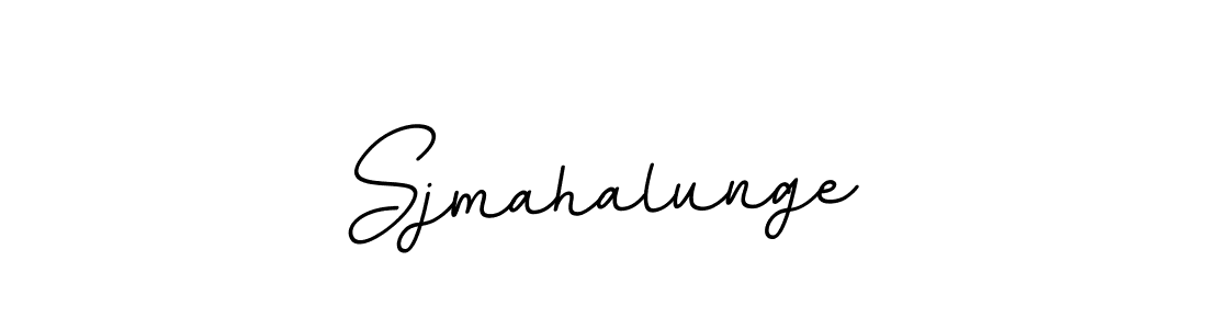 You should practise on your own different ways (BallpointsItalic-DORy9) to write your name (Sjmahalunge) in signature. don't let someone else do it for you. Sjmahalunge signature style 11 images and pictures png