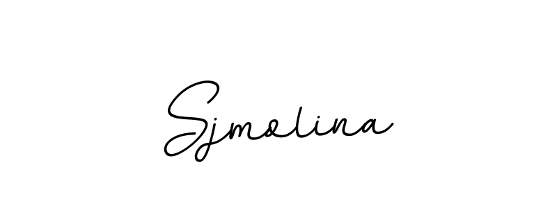 Create a beautiful signature design for name Sjmolina. With this signature (BallpointsItalic-DORy9) fonts, you can make a handwritten signature for free. Sjmolina signature style 11 images and pictures png