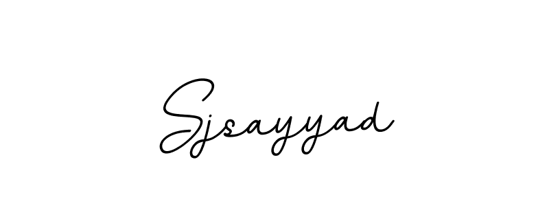 Make a beautiful signature design for name Sjsayyad. With this signature (BallpointsItalic-DORy9) style, you can create a handwritten signature for free. Sjsayyad signature style 11 images and pictures png