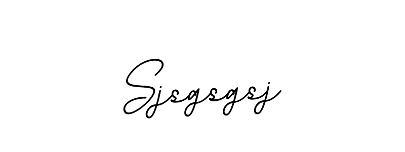 How to make Sjsgsgsj name signature. Use BallpointsItalic-DORy9 style for creating short signs online. This is the latest handwritten sign. Sjsgsgsj signature style 11 images and pictures png