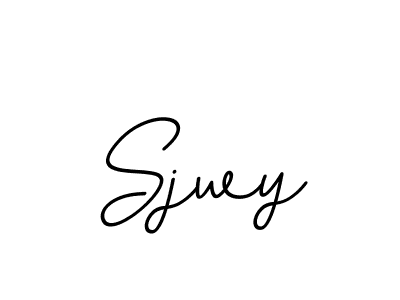 Design your own signature with our free online signature maker. With this signature software, you can create a handwritten (BallpointsItalic-DORy9) signature for name Sjwy. Sjwy signature style 11 images and pictures png