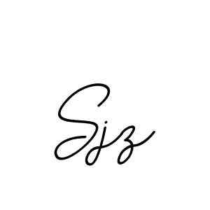 Design your own signature with our free online signature maker. With this signature software, you can create a handwritten (BallpointsItalic-DORy9) signature for name Sjz. Sjz signature style 11 images and pictures png