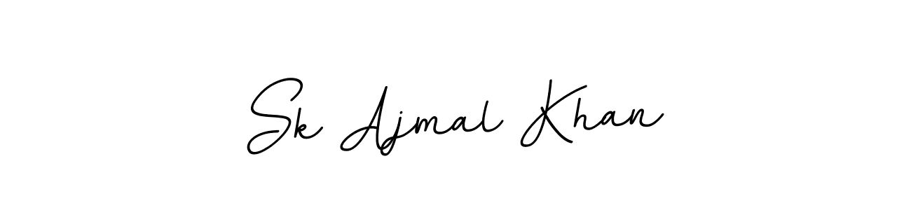 if you are searching for the best signature style for your name Sk Ajmal Khan. so please give up your signature search. here we have designed multiple signature styles  using BallpointsItalic-DORy9. Sk Ajmal Khan signature style 11 images and pictures png