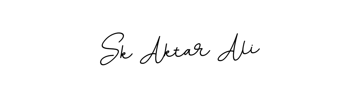 Create a beautiful signature design for name Sk Aktar Ali. With this signature (BallpointsItalic-DORy9) fonts, you can make a handwritten signature for free. Sk Aktar Ali signature style 11 images and pictures png