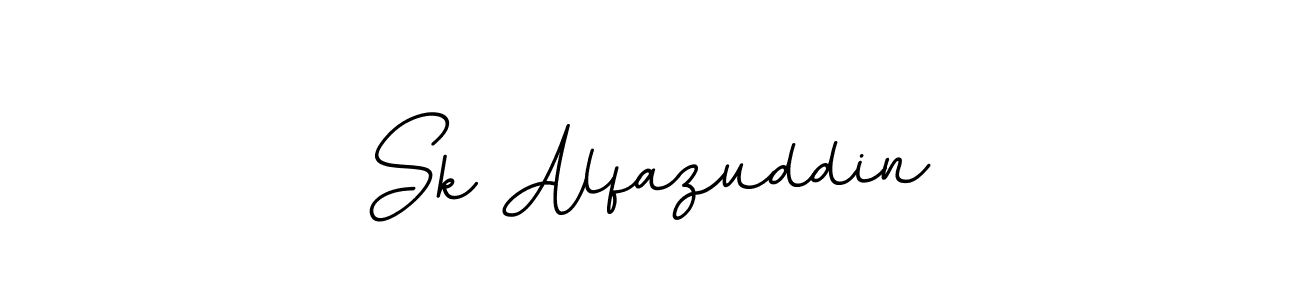 Use a signature maker to create a handwritten signature online. With this signature software, you can design (BallpointsItalic-DORy9) your own signature for name Sk Alfazuddin. Sk Alfazuddin signature style 11 images and pictures png