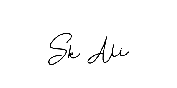 Make a beautiful signature design for name Sk Ali. With this signature (BallpointsItalic-DORy9) style, you can create a handwritten signature for free. Sk Ali signature style 11 images and pictures png