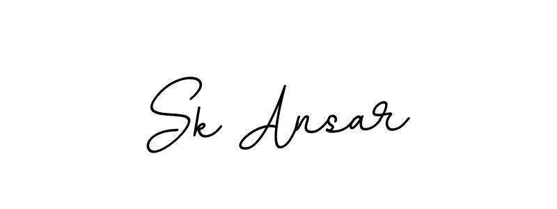 Use a signature maker to create a handwritten signature online. With this signature software, you can design (BallpointsItalic-DORy9) your own signature for name Sk Ansar. Sk Ansar signature style 11 images and pictures png