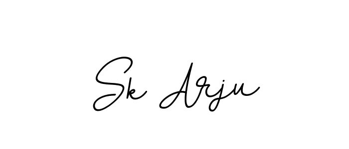 Similarly BallpointsItalic-DORy9 is the best handwritten signature design. Signature creator online .You can use it as an online autograph creator for name Sk Arju. Sk Arju signature style 11 images and pictures png