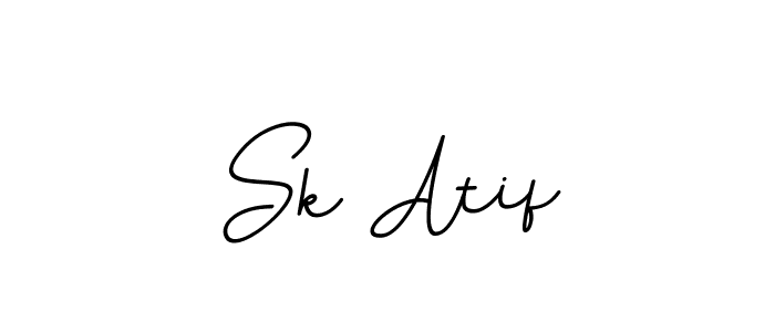 if you are searching for the best signature style for your name Sk Atif. so please give up your signature search. here we have designed multiple signature styles  using BallpointsItalic-DORy9. Sk Atif signature style 11 images and pictures png