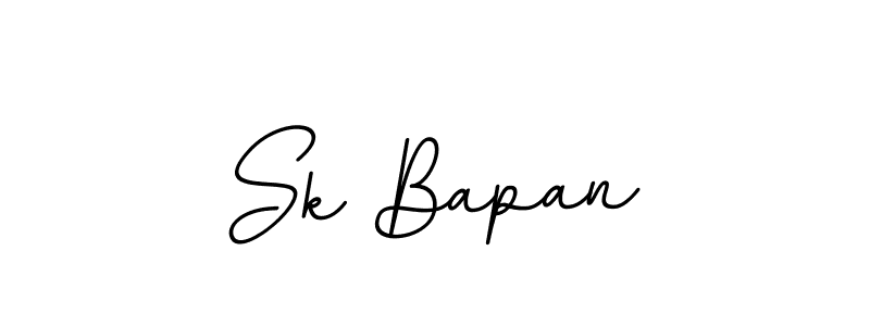 Sk Bapan stylish signature style. Best Handwritten Sign (BallpointsItalic-DORy9) for my name. Handwritten Signature Collection Ideas for my name Sk Bapan. Sk Bapan signature style 11 images and pictures png