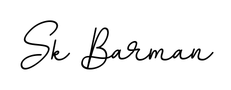 A modern signature idea for name Sk Barman using BallpointsItalic-DORy9 font. Clean strokes and elegant curves make it stand out instantly. Sk Barman signature style 11 images and pictures png