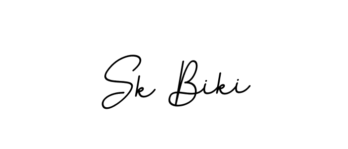 Also we have Sk Biki name is the best signature style. Create professional handwritten signature collection using BallpointsItalic-DORy9 autograph style. Sk Biki signature style 11 images and pictures png