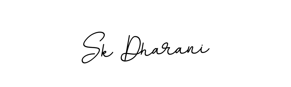 Sk Dharani stylish signature style. Best Handwritten Sign (BallpointsItalic-DORy9) for my name. Handwritten Signature Collection Ideas for my name Sk Dharani. Sk Dharani signature style 11 images and pictures png