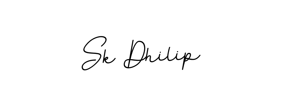 Also You can easily find your signature by using the search form. We will create Sk Dhilip name handwritten signature images for you free of cost using BallpointsItalic-DORy9 sign style. Sk Dhilip signature style 11 images and pictures png