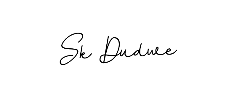 Design your own signature with our free online signature maker. With this signature software, you can create a handwritten (BallpointsItalic-DORy9) signature for name Sk Dudwe. Sk Dudwe signature style 11 images and pictures png
