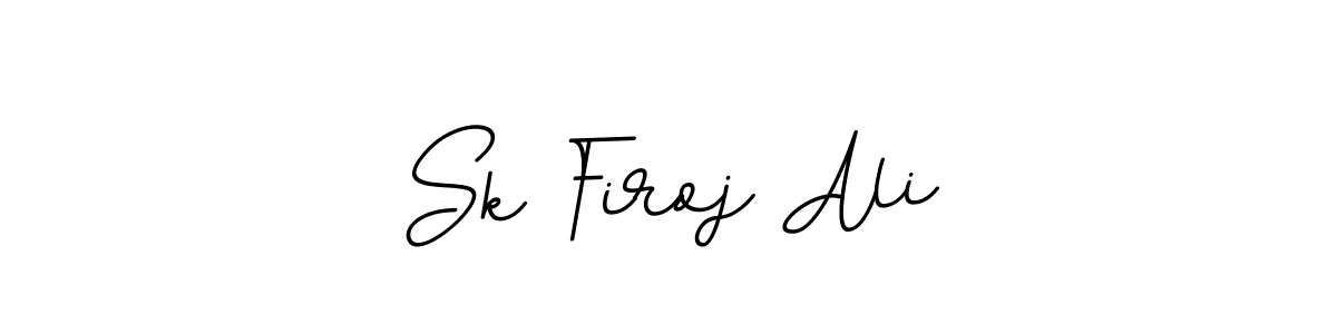 How to make Sk Firoj Ali name signature. Use BallpointsItalic-DORy9 style for creating short signs online. This is the latest handwritten sign. Sk Firoj Ali signature style 11 images and pictures png