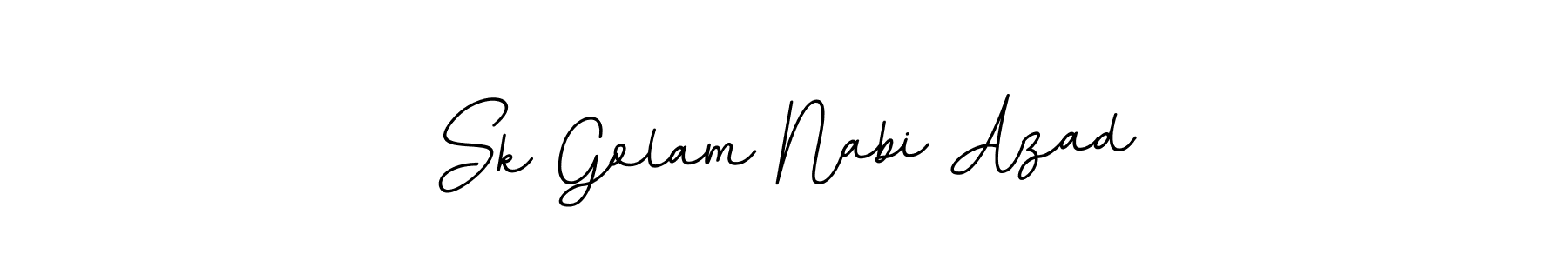 Design your own signature with our free online signature maker. With this signature software, you can create a handwritten (BallpointsItalic-DORy9) signature for name Sk Golam Nabi Azad. Sk Golam Nabi Azad signature style 11 images and pictures png