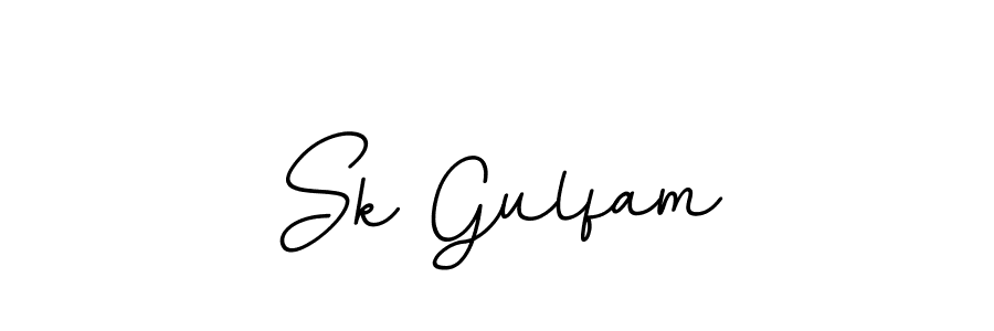 BallpointsItalic-DORy9 is a professional signature style that is perfect for those who want to add a touch of class to their signature. It is also a great choice for those who want to make their signature more unique. Get Sk Gulfam name to fancy signature for free. Sk Gulfam signature style 11 images and pictures png