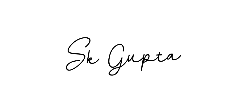 How to make Sk Gupta name signature. Use BallpointsItalic-DORy9 style for creating short signs online. This is the latest handwritten sign. Sk Gupta signature style 11 images and pictures png