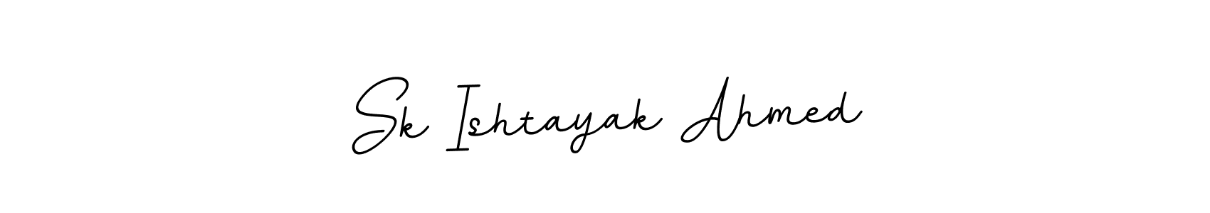 You should practise on your own different ways (BallpointsItalic-DORy9) to write your name (Sk Ishtayak Ahmed) in signature. don't let someone else do it for you. Sk Ishtayak Ahmed signature style 11 images and pictures png