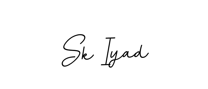 Make a beautiful signature design for name Sk Iyad. With this signature (BallpointsItalic-DORy9) style, you can create a handwritten signature for free. Sk Iyad signature style 11 images and pictures png