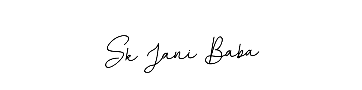 if you are searching for the best signature style for your name Sk Jani Baba. so please give up your signature search. here we have designed multiple signature styles  using BallpointsItalic-DORy9. Sk Jani Baba signature style 11 images and pictures png