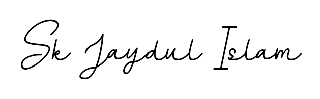 Elevate your brand with a stunning Sk Jaydul Islam eSignature. The BallpointsItalic-DORy9 style provides a balanced, flowing aesthetic for everyday signing. Sk Jaydul Islam signature style 11 images and pictures png