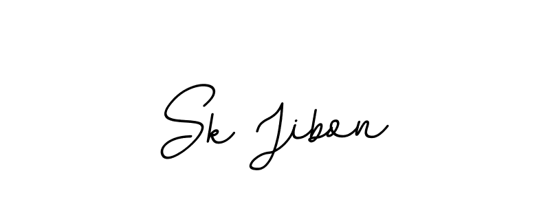 Sk Jibon stylish signature style. Best Handwritten Sign (BallpointsItalic-DORy9) for my name. Handwritten Signature Collection Ideas for my name Sk Jibon. Sk Jibon signature style 11 images and pictures png