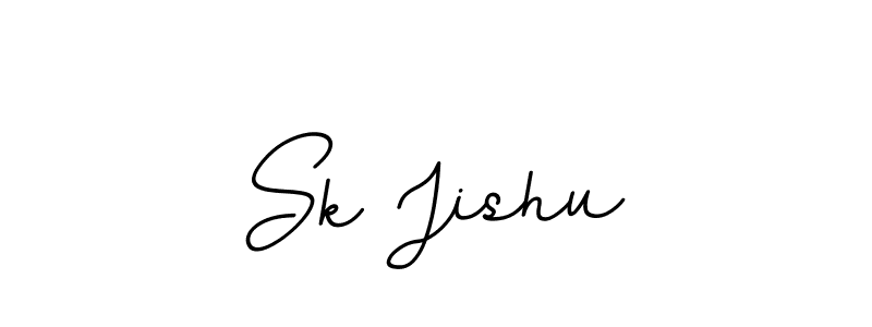 Create a beautiful signature design for name Sk Jishu. With this signature (BallpointsItalic-DORy9) fonts, you can make a handwritten signature for free. Sk Jishu signature style 11 images and pictures png